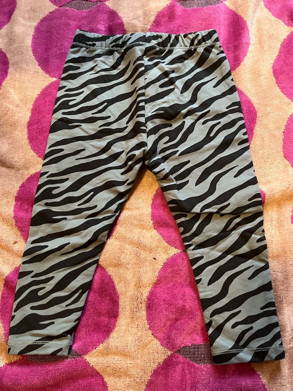 Zara Girls Zebra Print Leggings - Picture 3 of 4